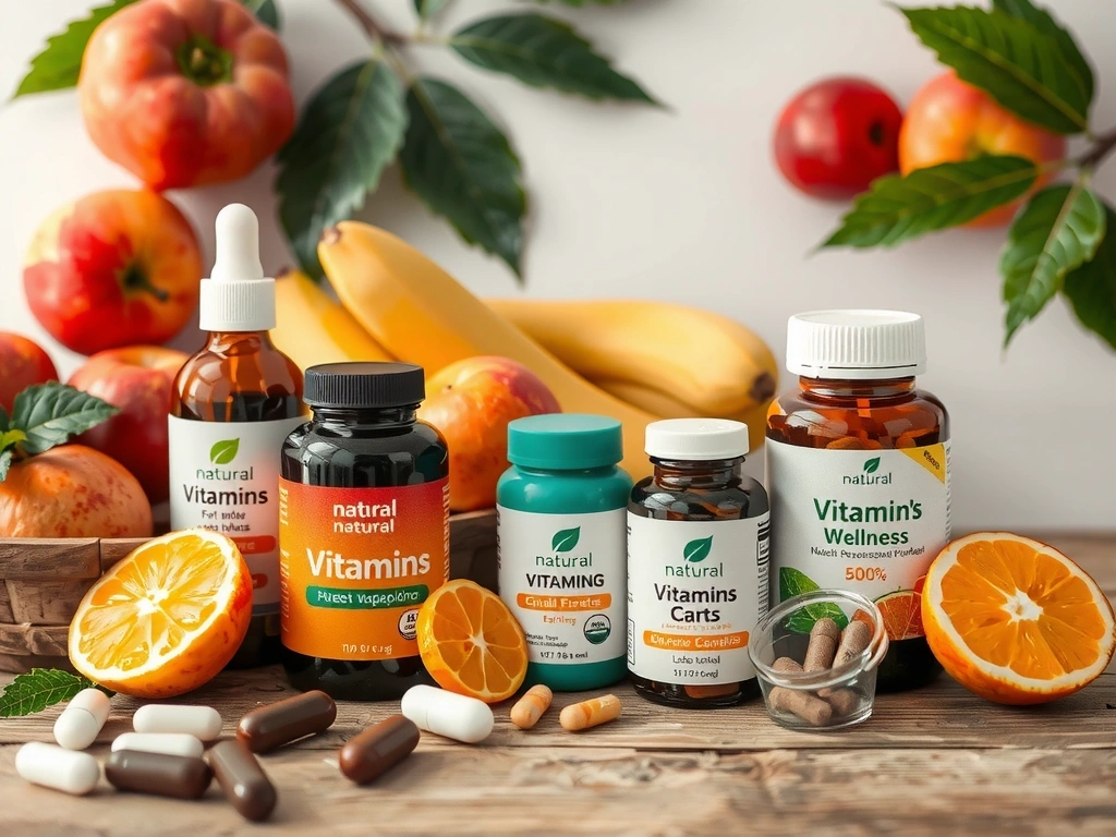 Représentation de produits naturels de bien-être