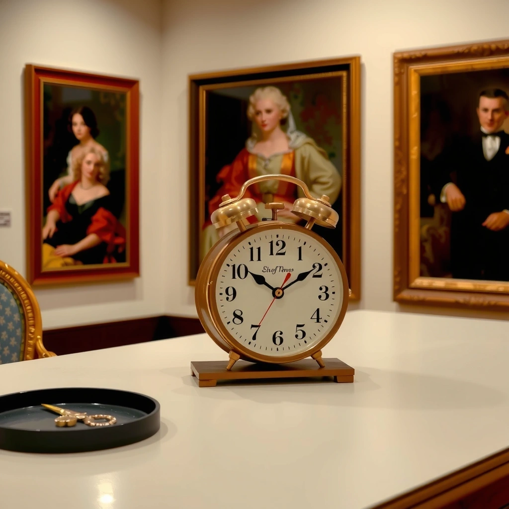 Image d'une horloge indiquant les heures d'ouverture de Louvrevitavb