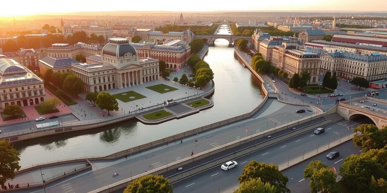 Vue aérienne du Louvre à Paris, symbolisant l'inspiration de Louvrevitavb